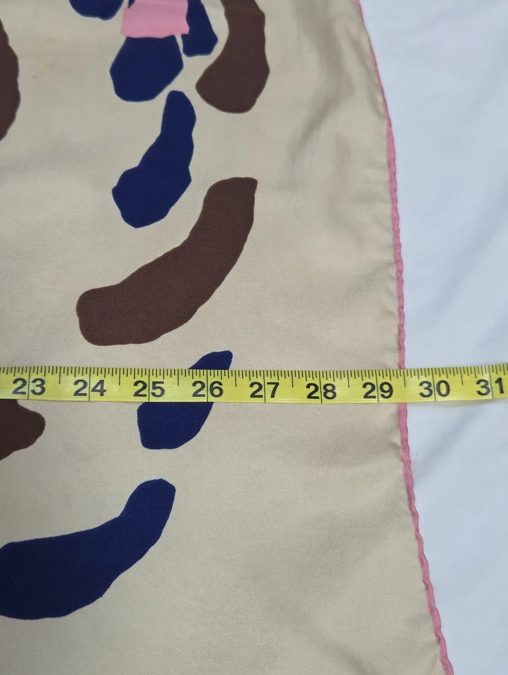Vintage Rene Chantal Silk Printed Scarf